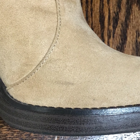Zara Beige Suede Booties - Picture 11 of 13